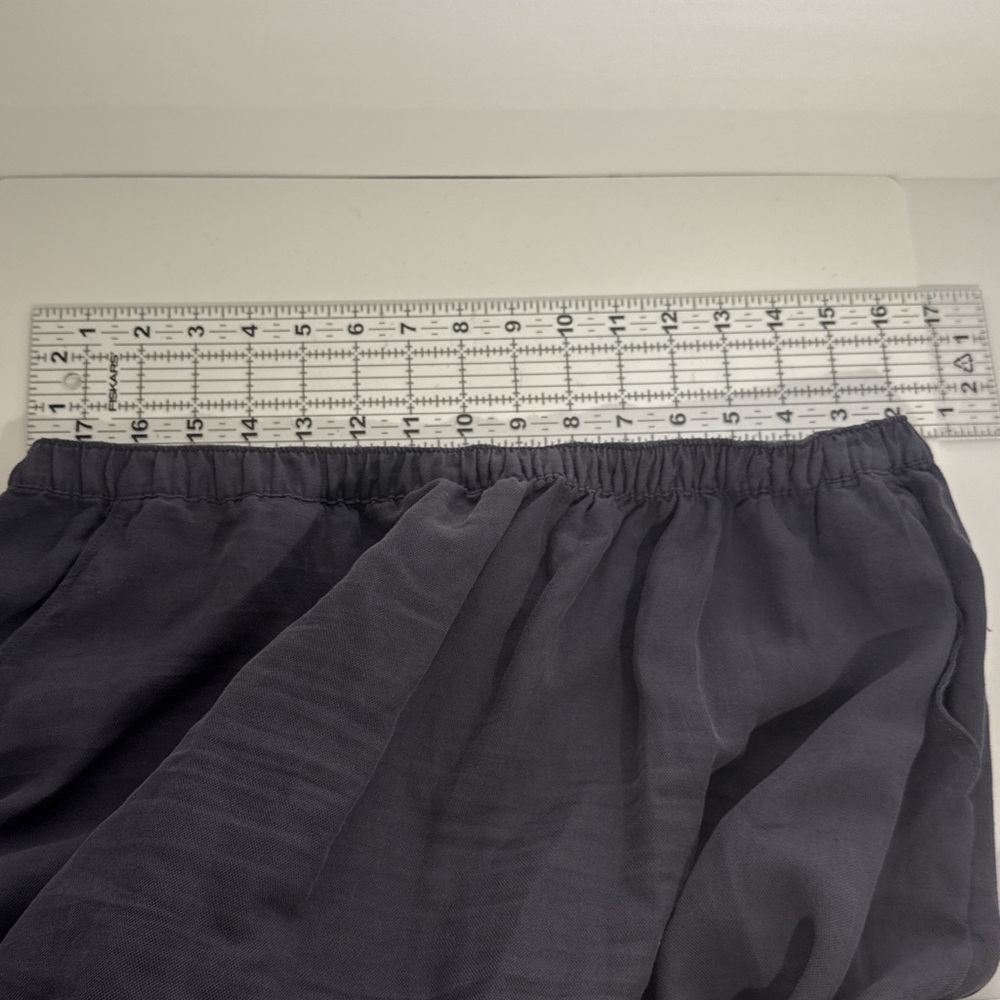 Calypso St Barth Linen Blend Gray Women's Maxi Skirt. Women's XL - Picture 8 of 8